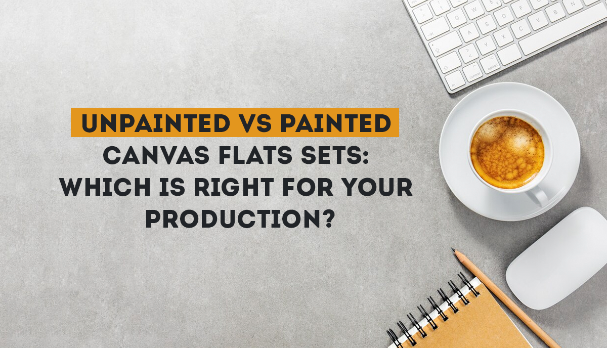 Unpainted vs painted canvas flats sets